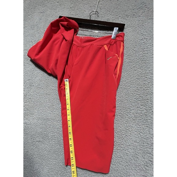 Nike Golf Shorts Womens Sz‎ L Red/Orange Tour Performance Dri-Fit - Picture 5 of 9